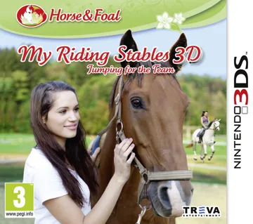 My Riding Stables 3D Jumping for the Team (Europe)(En,Fr,Ge,Es,Nl) box cover front